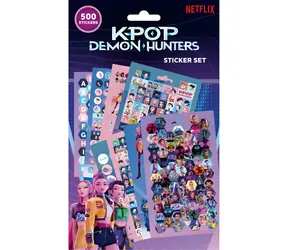 Zestaw naklejek PYRAMID K-pop Demon Hunters / Naklejki / 500 szt. / Projekt na licencji Netflix