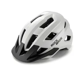 Rockbros LK-67 biały / Kask rowerowy dziecięcy / odpinany daszek / rozmiar 54-58 cm