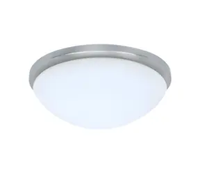 Prezentujemy PERI nikiel satynowy / Lampa sufitowa / E27 / max. 60W / bez żarówki / 23cm / IP20