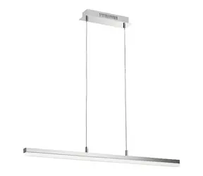 Prezent BLUM nikiel satynowy / lampa wisząca LED / 28W / 1800lm / 3000K / IP20