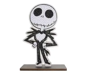 Figurka Jacka Skellingtona CRYSTAL ART / Malowanie diamentowe / Z podstawką / 11 cm