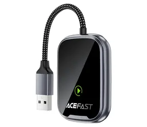 Acefast QC1 szary / Bezprzewodowy adapter samochodowy