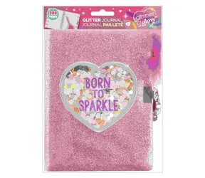 Make it Real Glitter Diary Born To Sparkle / Pamiętnik / Z zamkiem / 200 stron / od 6 lat