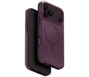 UNIQ Clario MagClick fioletowy do iPhone'a 18 Pro Max i 17 Pro Max / Etui ochronne / Ładowanie MagSafe