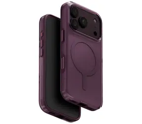 UNIQ Clario MagClick Eco iPhone 18 Pro i 17 Pro fioletowy / Etui ochronne / Ładowanie MagSafe