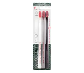Szczoteczka do zębów Swissdent Profi Colours Trio Classic 3 szt.