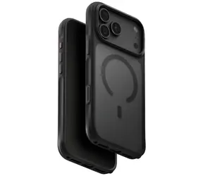 UNIQ Veren MagClick czarny do iPhone'a 18 Pro Max i 17 Pro Max / Etui / Ładowanie MagSafe