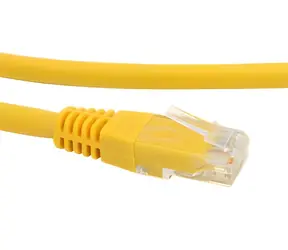 Primecooler Kabel krosowy UTP CAT6 3M żółty / Kabel krosowy / RJ45-RJ45