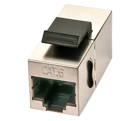 Złącze Keystone Lindy Cat.6 STP czarne / Złącze Keystone / RJ-45 / Ekranowane