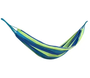 Spokey IPANEMA niebiesko-zielony / Hamak / Materiał: bawełna