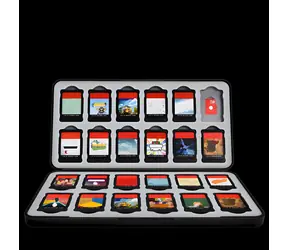 Etui na karty do gry Funlab Zonai / Etui na karty do gry / Nintendo Switch / 24 gniazda / Zapięcie magnetyczne