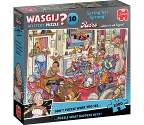 Puzzle JUMBO WASGIJ Retro Mystery 10: Wiosna już tu jest! / 1000 elementów / od 15 lat