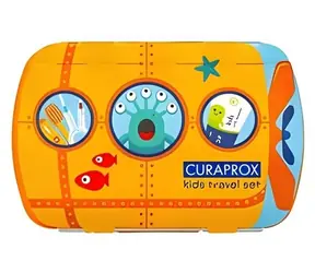 Zestaw podróżny Curaprox KIDS Zestaw podróżny pomarańczowy