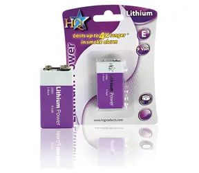 Bateria litowa HQ 9V (6LR61) / Bateria / Litowa / Blister 1 szt.