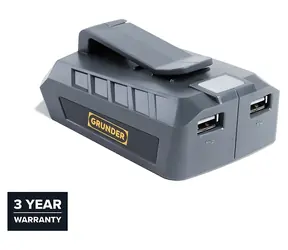 Grunder ADP-01 / Ładowarka USB / Power bank / 18 V