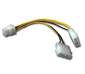 Kabel zasilający NEXUS 2x Molex 4pin - 1x PCI Express / Kabel zasilający