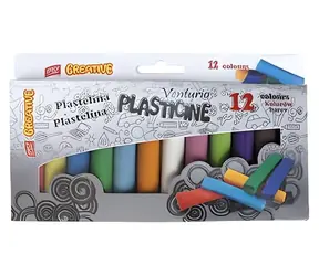 Plastelina Venturio Easy / 12 kolorów / 192 g