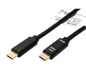 Kabel USB-C(M) Value - USB-C(M) PD 100W, 2m, czarny / Kabel / USB 2.0