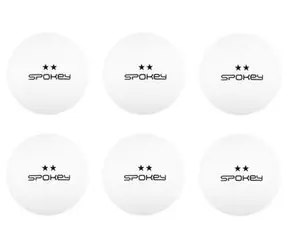 Spokey SKILLED białe / Piłeczki do tenisa stołowego / 6 szt. / 2*