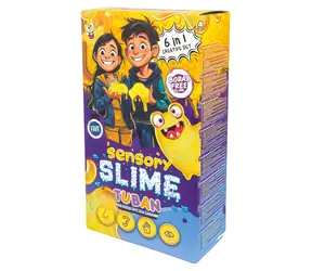 Zestaw Tuban Slime Sensory XL / Kreatywny zestaw do robienia slime'a / Klej 500 ml / Aktywator / Aromat bananowy
