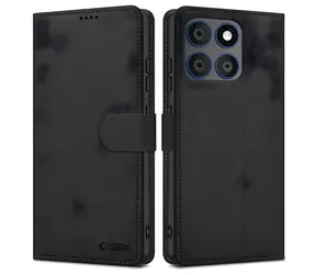 Etui Tech-Protect Wallet czarne / Etui / Motorola Edge 70 5G / Portfel