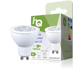 Żarówka LED HQ MR16 GU10 / 2,5 W / 140 lm / 2700 K