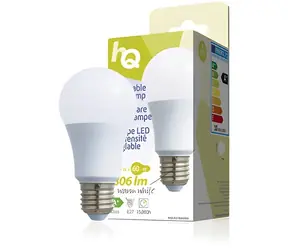 Żarówka LED HQ ściemnialna A60 E27 9W / 806lm / 2700K / ciepła biel