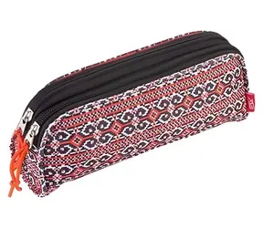 Etui studenckie Easy Student wzór czerwony / Etui / dwa zamki