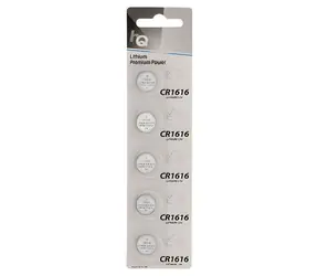 Bateria guzikowa litowa HQ CR1616 / 3 V / 5 szt. / blister