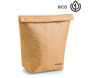 Spokey ECO FRIENDLY VANILA brąz / Torba termiczna na przekąski / 20 x 12 x 30 cm