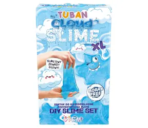 Zestaw Tuban Slime Cloud XL / Kreatywny zestaw do robienia slime'a / Klej 500 ml / Aktywator / Sztuczny śnieg / od 6 lat