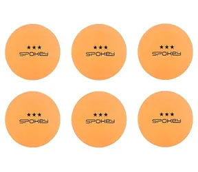 Spokey SPECIAL pomarańczowy / Piłeczka do ping-ponga / 3 gwiazdki / 6 szt.