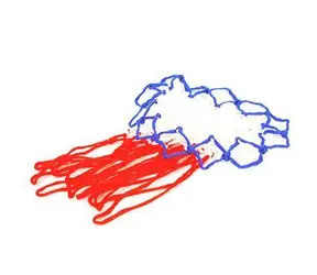 Siatka do koszykówki Spokey CORF / Siatka do koszykówki / Zapasowa