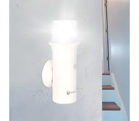 Forever FLC-03 biała / Lampka nocna LED / Czujnik ruchu PIR / Funkcja latarki / 3x AAA (brak w zestawie)