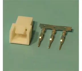 Primecooler PC-C1 biały / Złącze / 3 pin / Męskie / 10 szt.