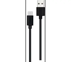 Philips DLC3104A/00 czarny / Kabel ładujący / USB-A - USB-C / 1,2 m