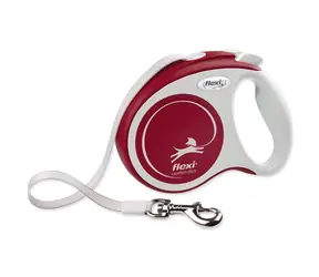 Flexi Comfort PLUS XS czerwony / Smycz / pasek 3 m / samozwijający / do 12 kg