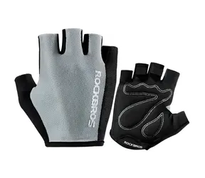 Rockbros S099GR szare / Rękawiczki rowerowe / rozmiar L