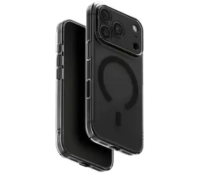 UNIQ Airsuit MagClick czarny / Etui ochronne / iPhone 18 Pro/17 Pro / Ładowanie MagSafe