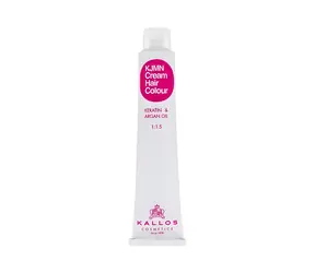 Kallos Cosmetics KJMN Kremowa farba do włosów Keratyna i olejek arganowy Farba do włosów 100 ml