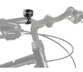 Wozinsky WDR-B1 czarny / Dzwonek rowerowy / mechaniczny / aluminiowy