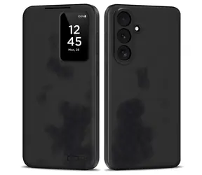 Tech-Protect SMART Wallet matowy czarny / Etui do Samsung Galaxy S26 FE / Portfel / Okienko