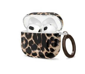 Etui Tech-Protect Lamano czarno-brązowe / Etui / AirPods 4/5