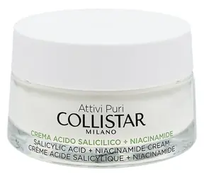 Collistar Attivi Puri Salicylic Acid + Niacinamide Krem łagodzący z kwasem salicylowym 50 ml