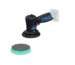 BOSCH GPX 12V-125 Professional niebiesko-czarna / Polerka mimośrodowa akumulatorowa / 12V / 125 mm / bez akumulatora i ładowarki