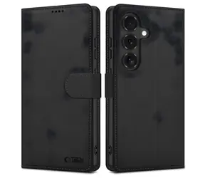 Etui Tech-Protect Wallet czarne / Etui do Samsung Galaxy S26 FE / Portfel