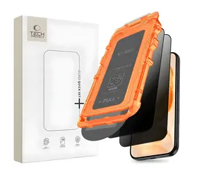 Tech-Protect Quick Set Spy+ / Szkło ochronne / Apple iPhone 18 Pro / Prywatność / 2 szt.
