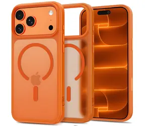 Tech-Protect MagMat CC matowy pomarańczowy / Etui / Apple iPhone 17 Pro, 18 Pro