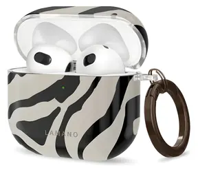 Etui Tech-Protect Lamano czarno-beżowe / Etui / AirPods 4/5