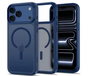 Tech-Protect MagMat CC matowy granatowy / Etui / Apple iPhone 17 Pro, 18 Pro